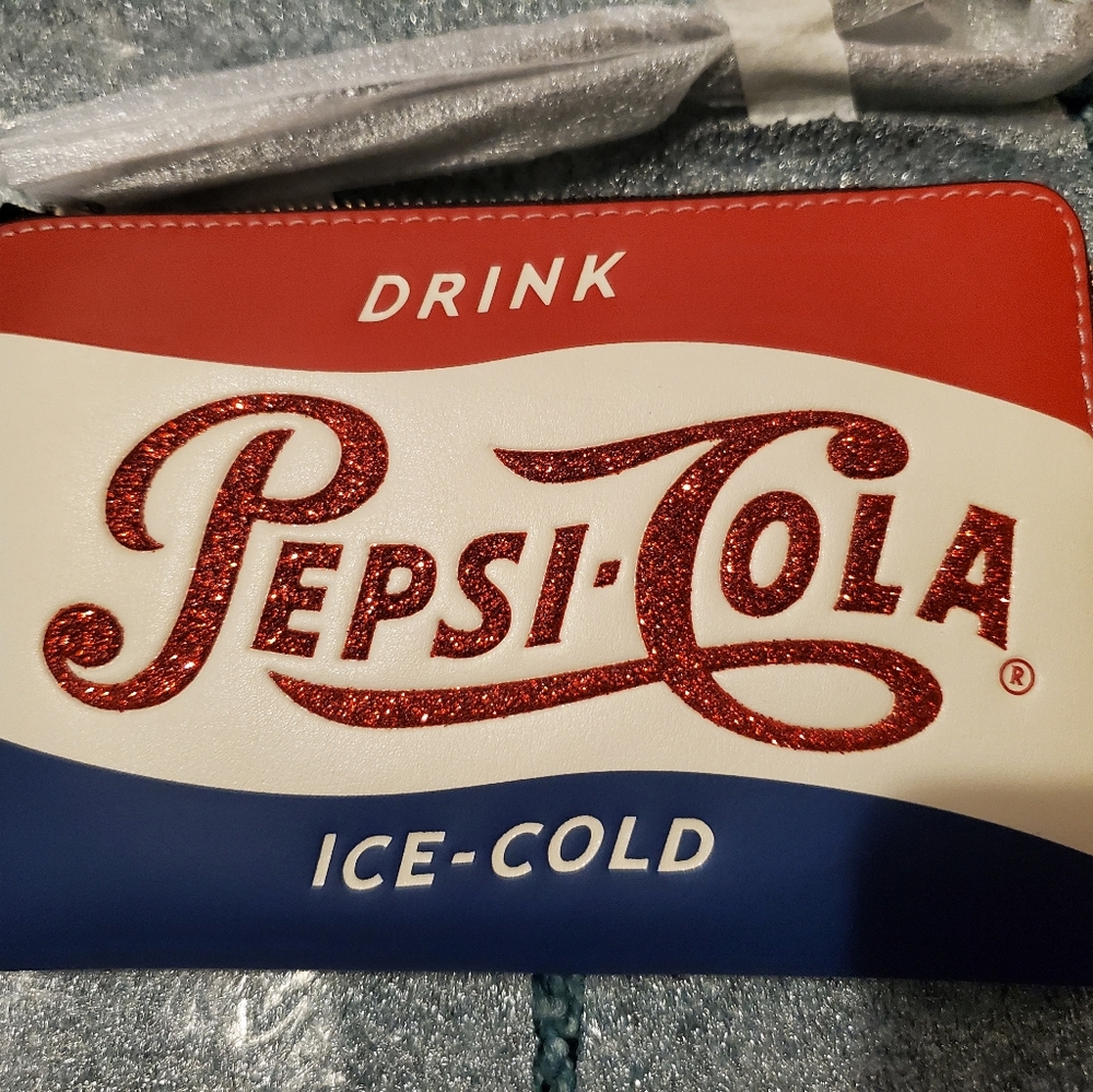 COACH Pepsi small wristlet